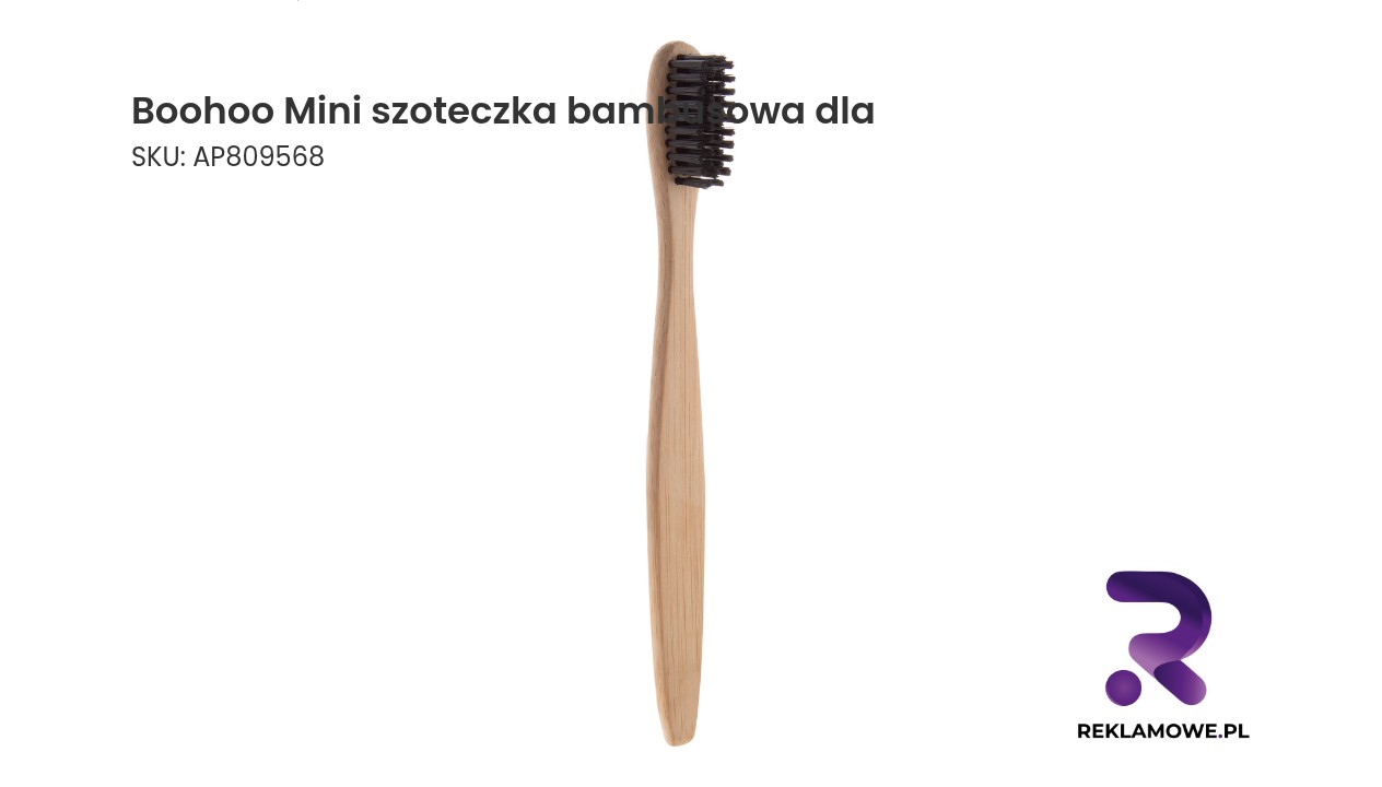 Boohoo Mini szoteczka bambusowa dla dzieci Boohoo mini szczoteczka bambusowa dla – ekologiczna szczoteczka do zębów