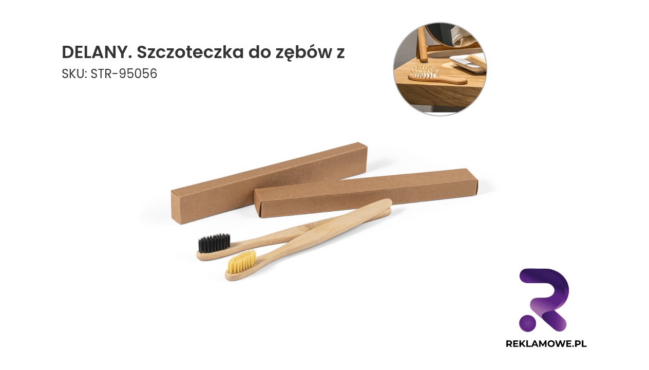 DELANY szczoteczka do zębów z ergonomicznym uchwytem